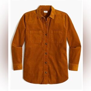 NWT J. Crew Corduroy Shit Jacket - Petite Small